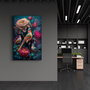 Wallity SPR-1310 Pintura Decorativa de Vidrio Templado Multicolor 46 x 72 cm